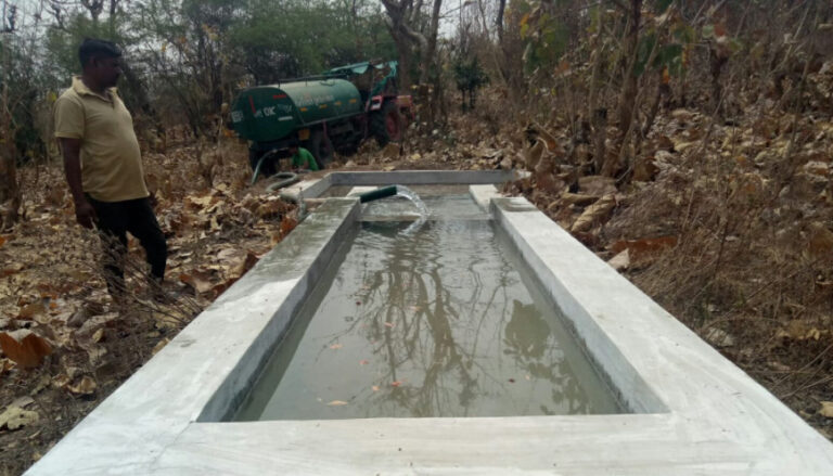 વિશ્ર્વ જળ દિવસ: પ્રાણી માટે જાંબુઘોડા અભયારણ્યમાં રાની પશુ માટે 80 કુંડી, અવેડા બનાવાયા